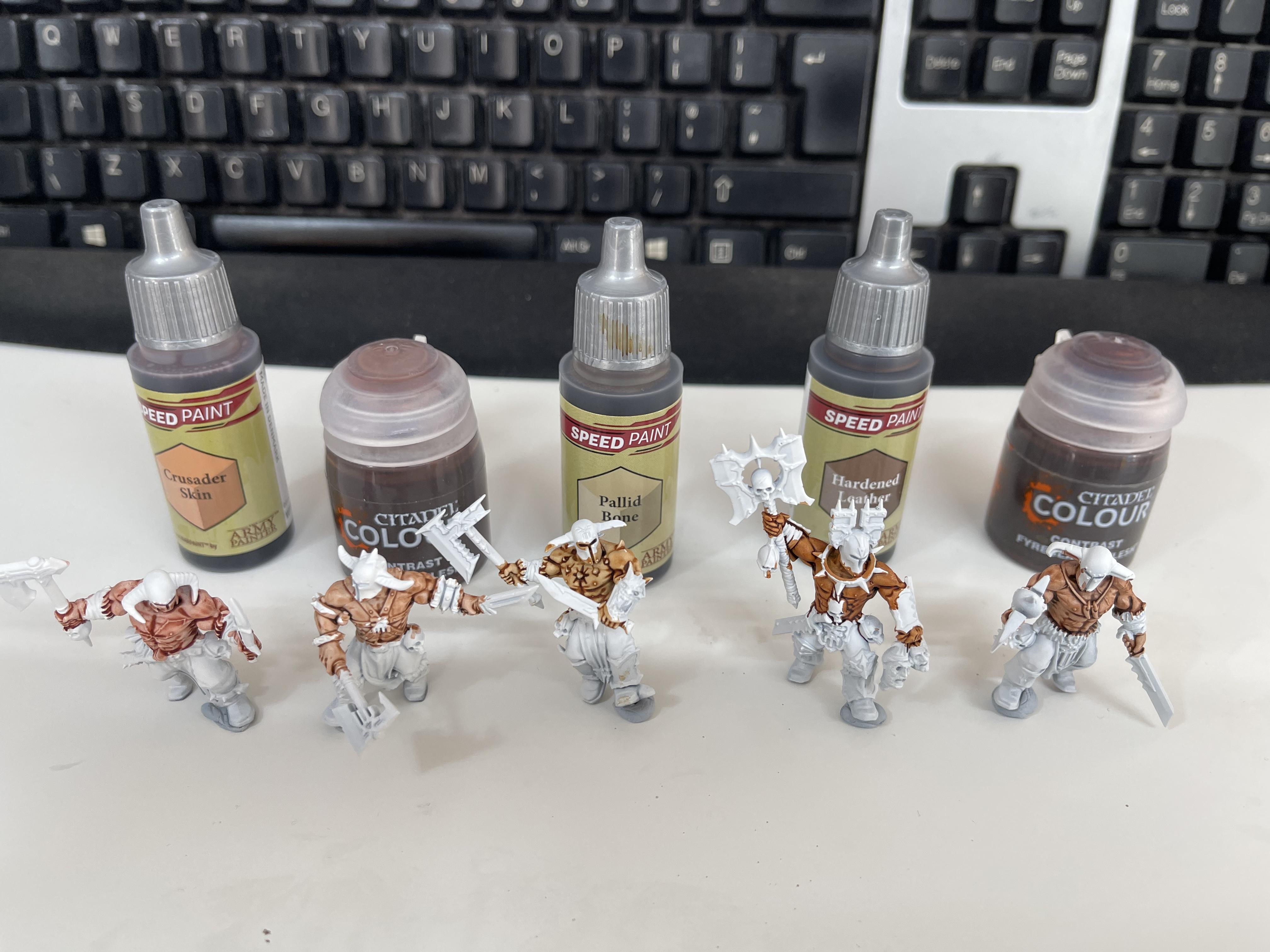 Age Of Sigmar, Berserkers, Chaos, Contrast Paints, Khorne, Speed Paints